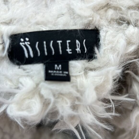 Two Sisters Multi texture Vest medium EUC - Picture 10 of 12